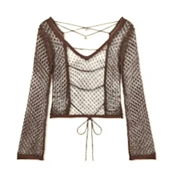 House Of Sunny-NWOT Armour Knit Top - Picture 4 of 8